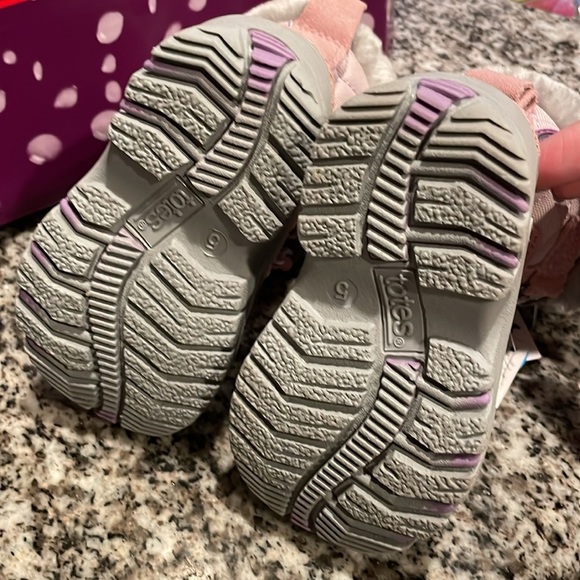 Totes‎ Lil Jenny Purple Girls Winter Boots - Picture 6 of 8